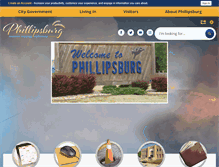 Tablet Screenshot of cityofphillipsburg.com